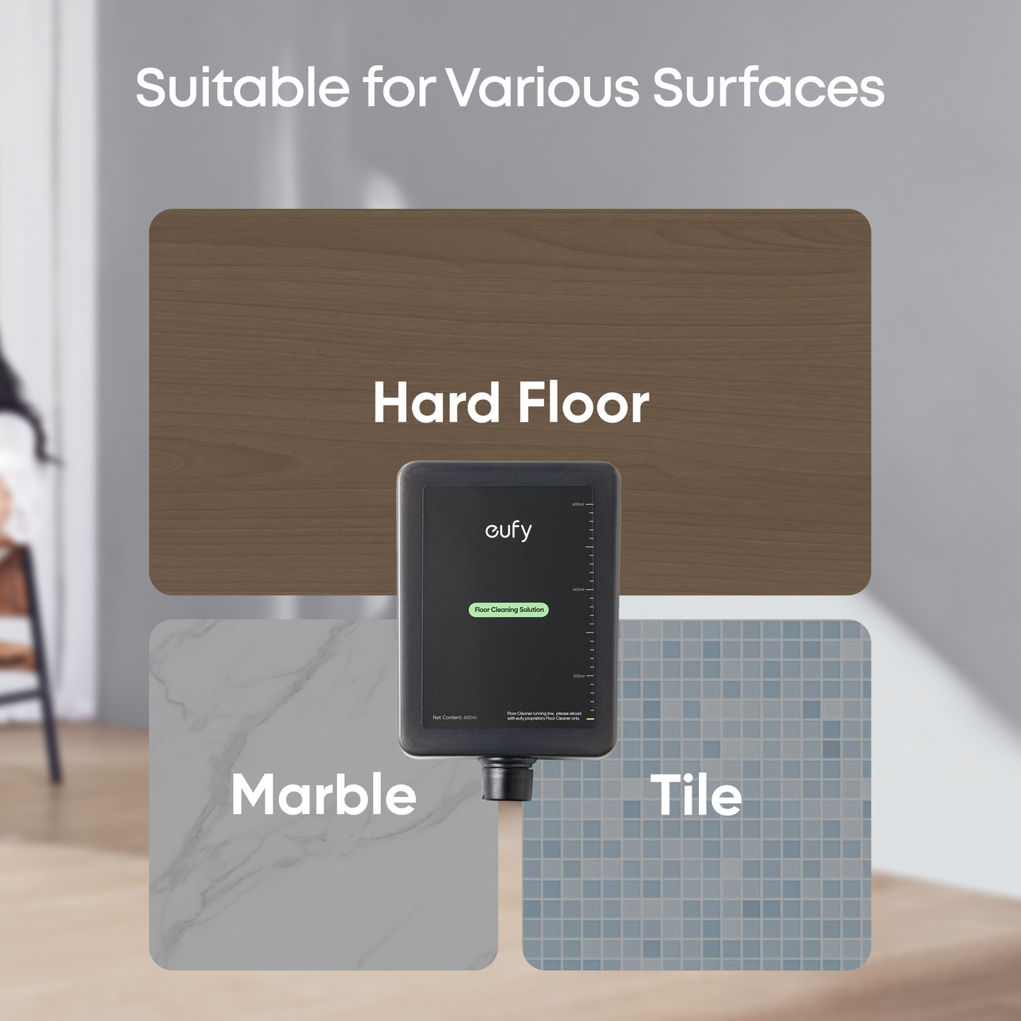 eufy Hard Floor Cleaner for eufy Robot Vacuum Omni S2