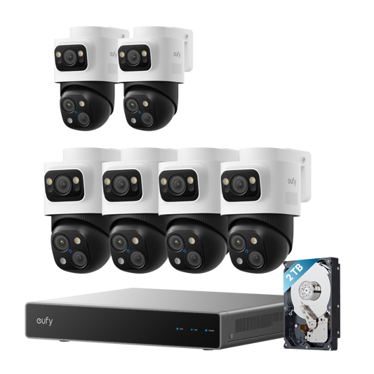 eufy PoE NVR Security System S4 Max + 2 PoE Cam S4 Add-Ons