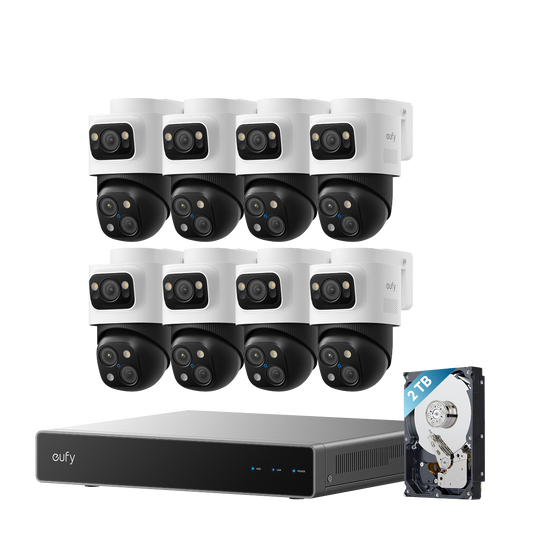 eufy PoE NVR Security System S4 Max + 4 PoE Cam S4 Add-Ons