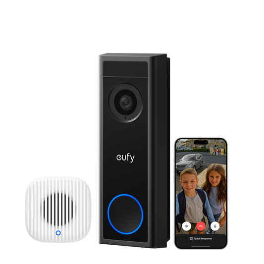 eufy Video Doorbell Camera Wireless C30 with Chime 2