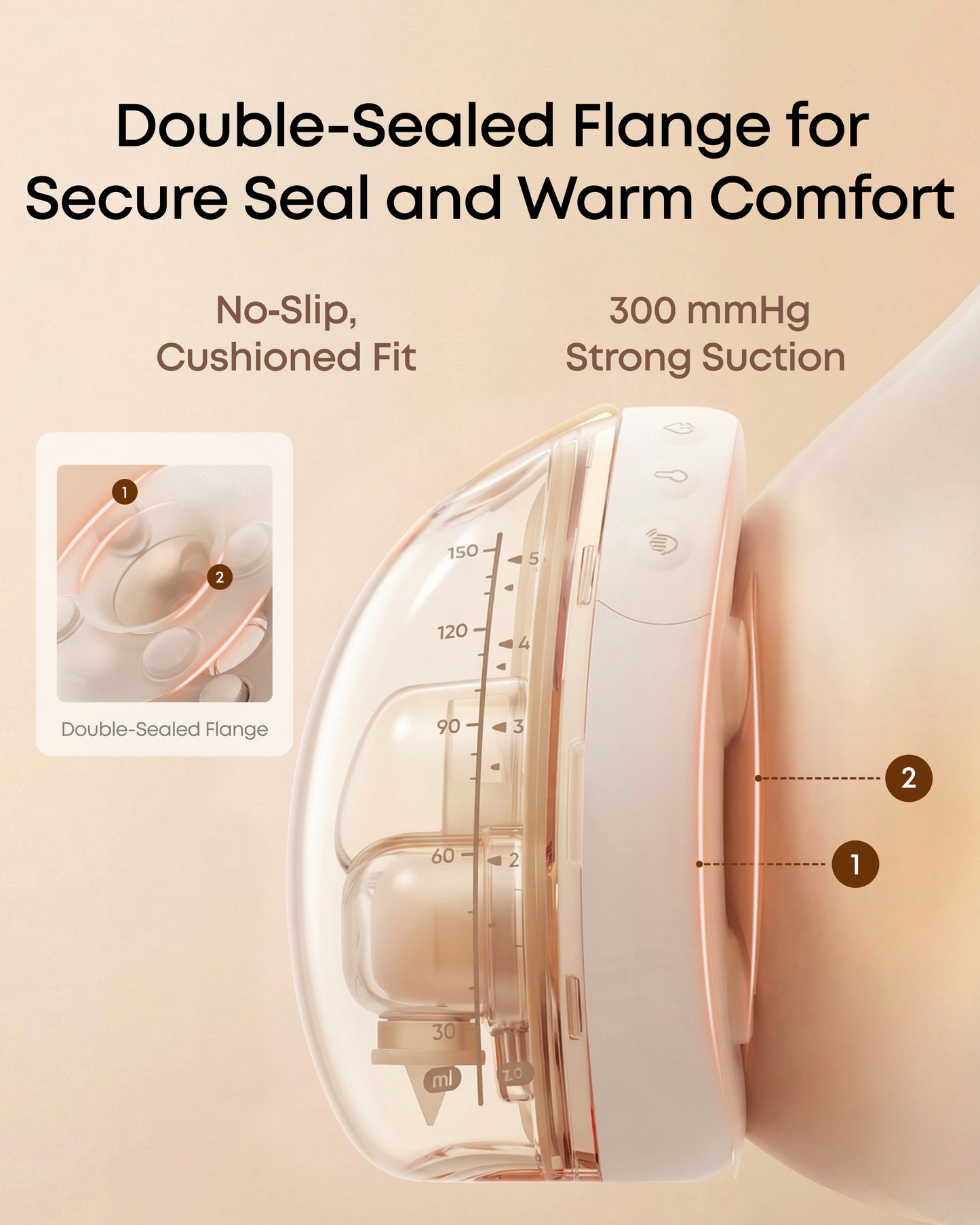 eufy S2 Pro Electric Breast Pump | VibraPump Massage, HeatFlow 2.0, Wireless Charging Case
