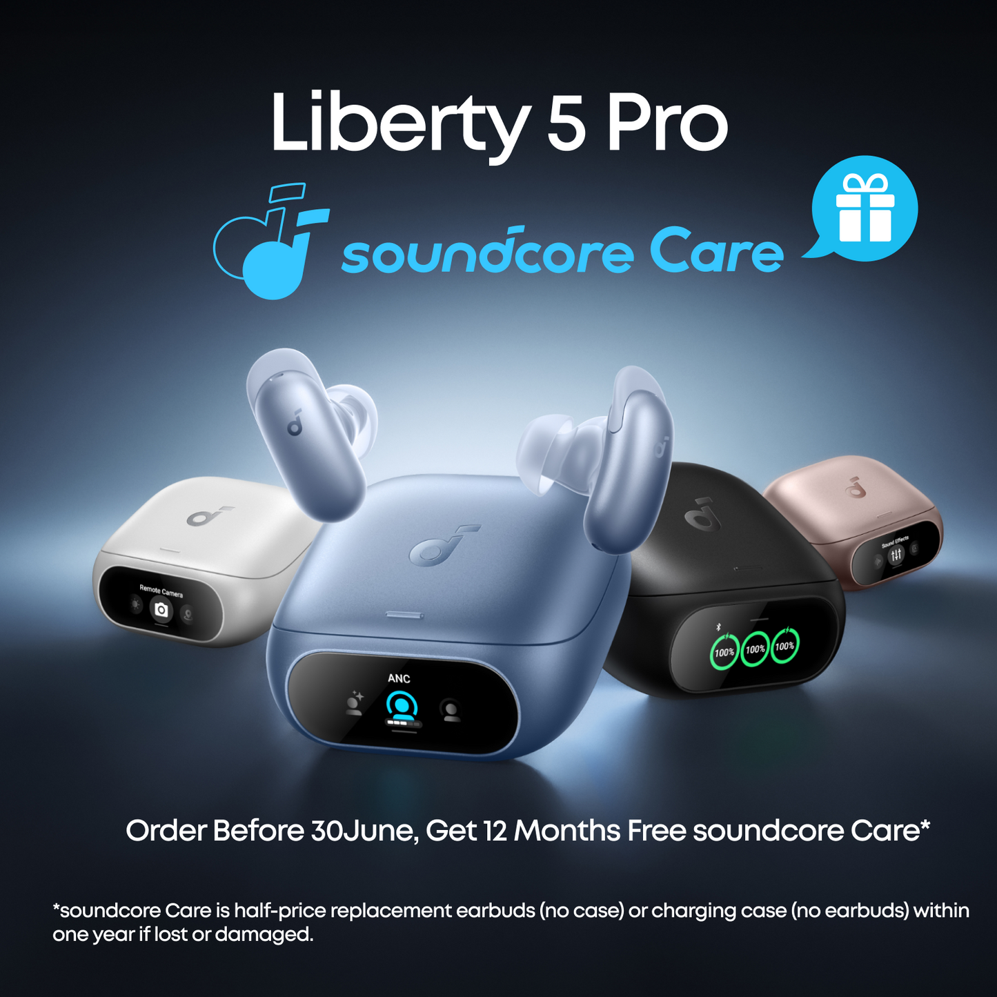 ANKER soundcore Liberty 5 Pro | Noise Cancelling Earbuds for Clear Calls