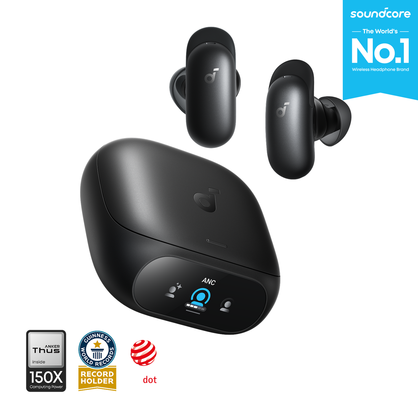 ANKER soundcore Liberty 5 Pro | Noise Cancelling Earbuds for Clear Calls