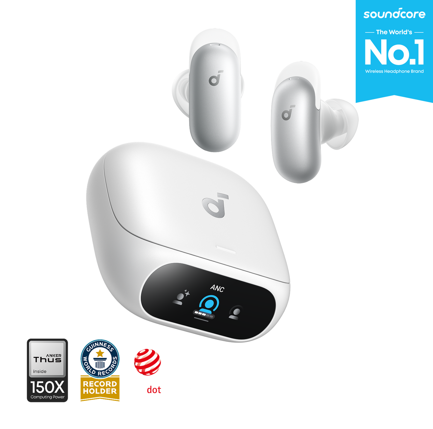 ANKER soundcore Liberty 5 Pro | Noise Cancelling Earbuds for Clear Calls