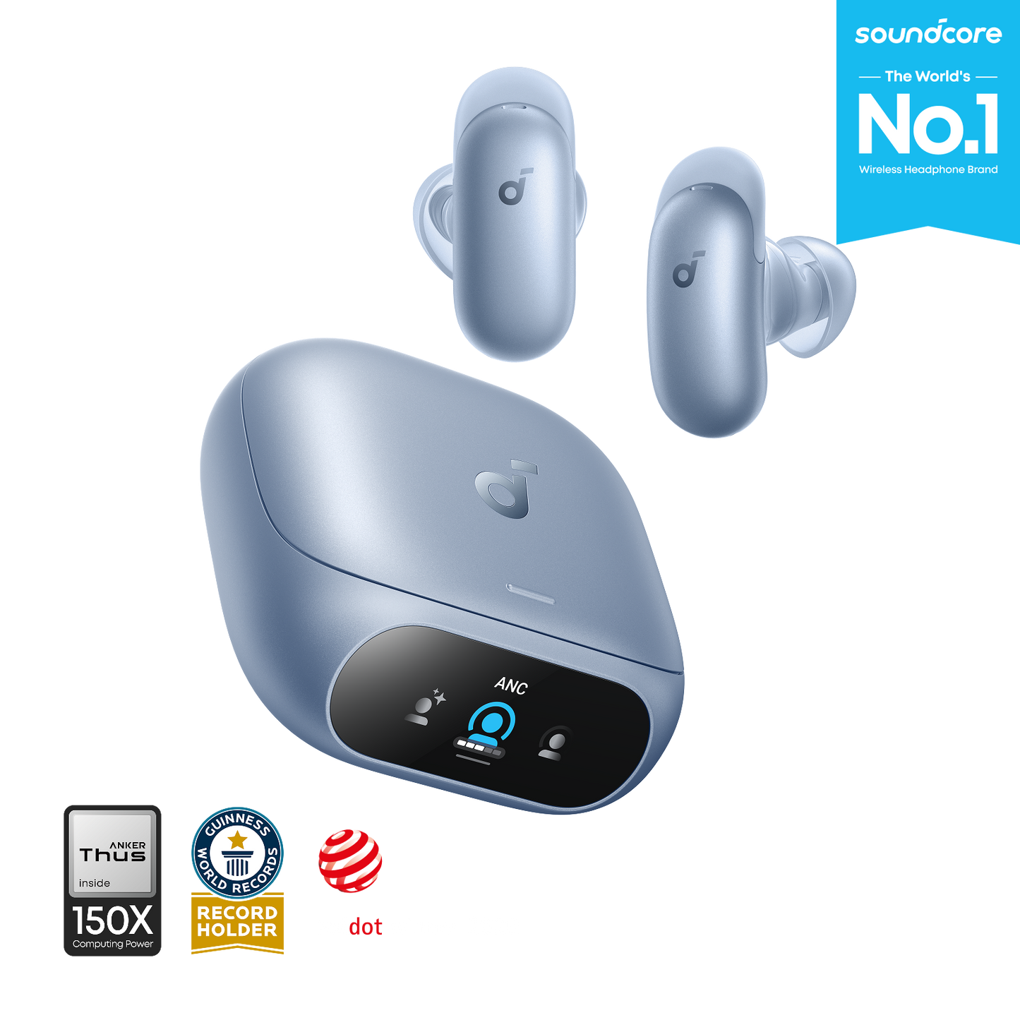 ANKER soundcore Liberty 5 Pro | Noise Cancelling Earbuds for Clear Calls