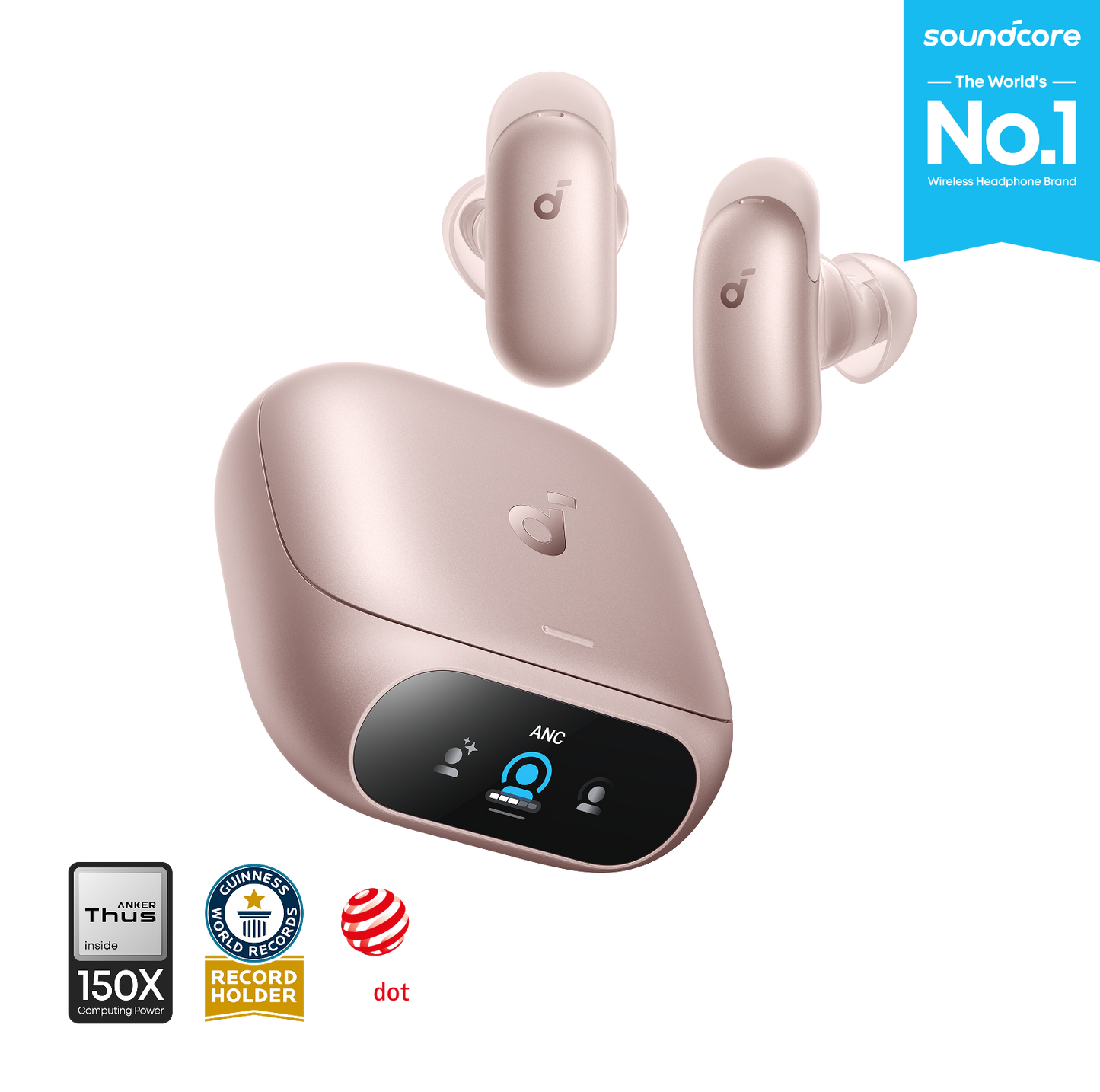 ANKER soundcore Liberty 5 Pro | Noise Cancelling Earbuds for Clear Calls
