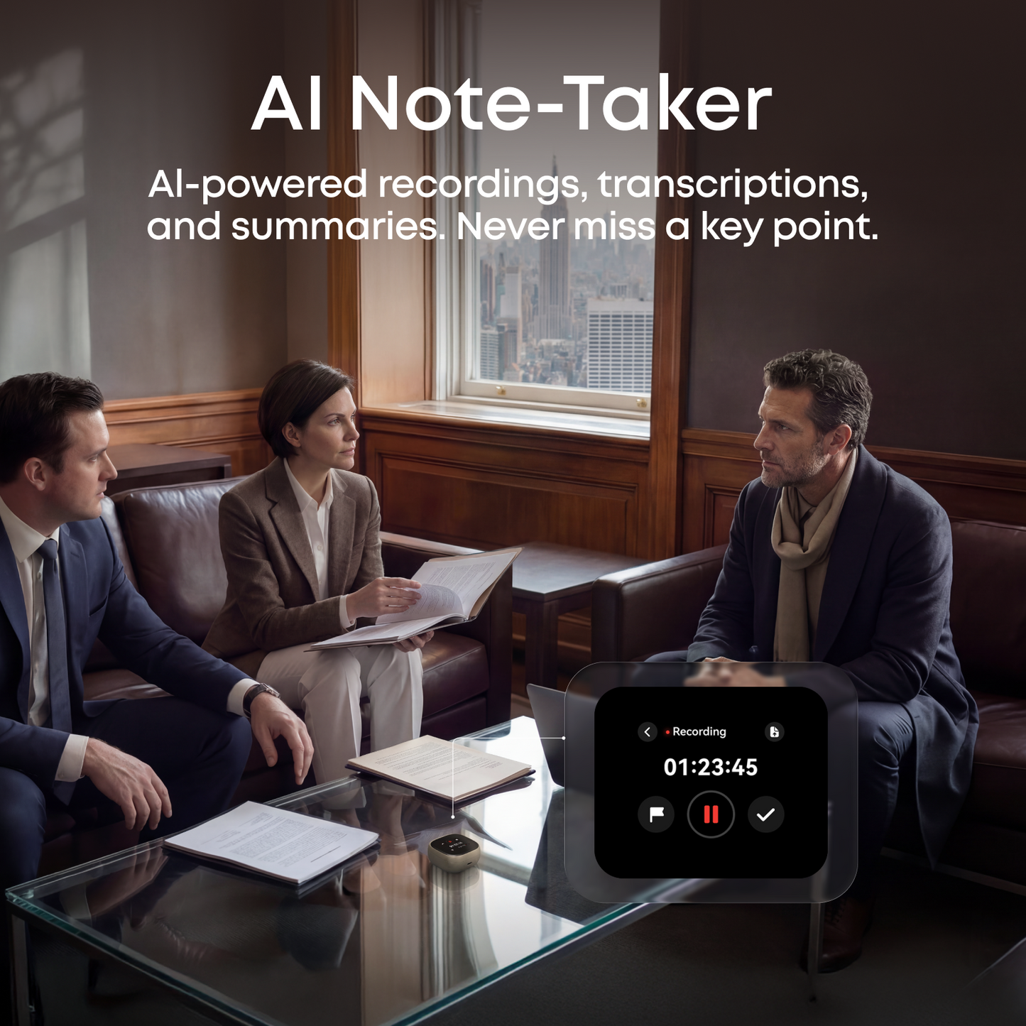 ANKER soundcore Liberty 5 Pro Max | AI Recording Earbuds with Smart Case