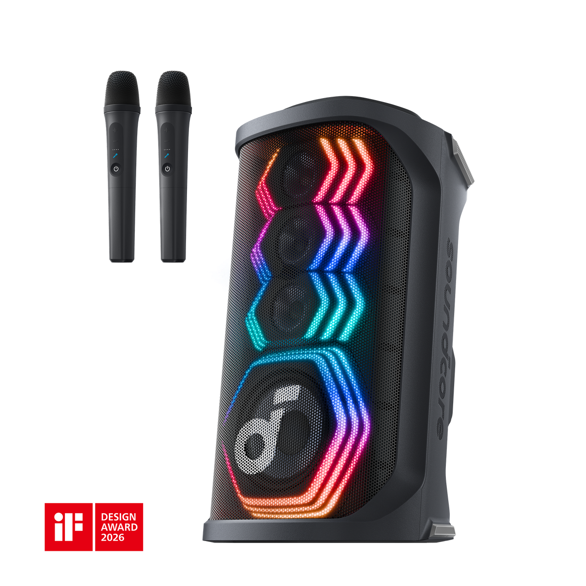 soundcore Rave 3S | AI Karaoke Party Speaker with 200W Sound, Light Show