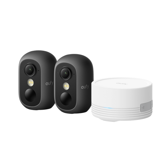 eufyCam C35 2-Cam Kit with HBmini (Black)