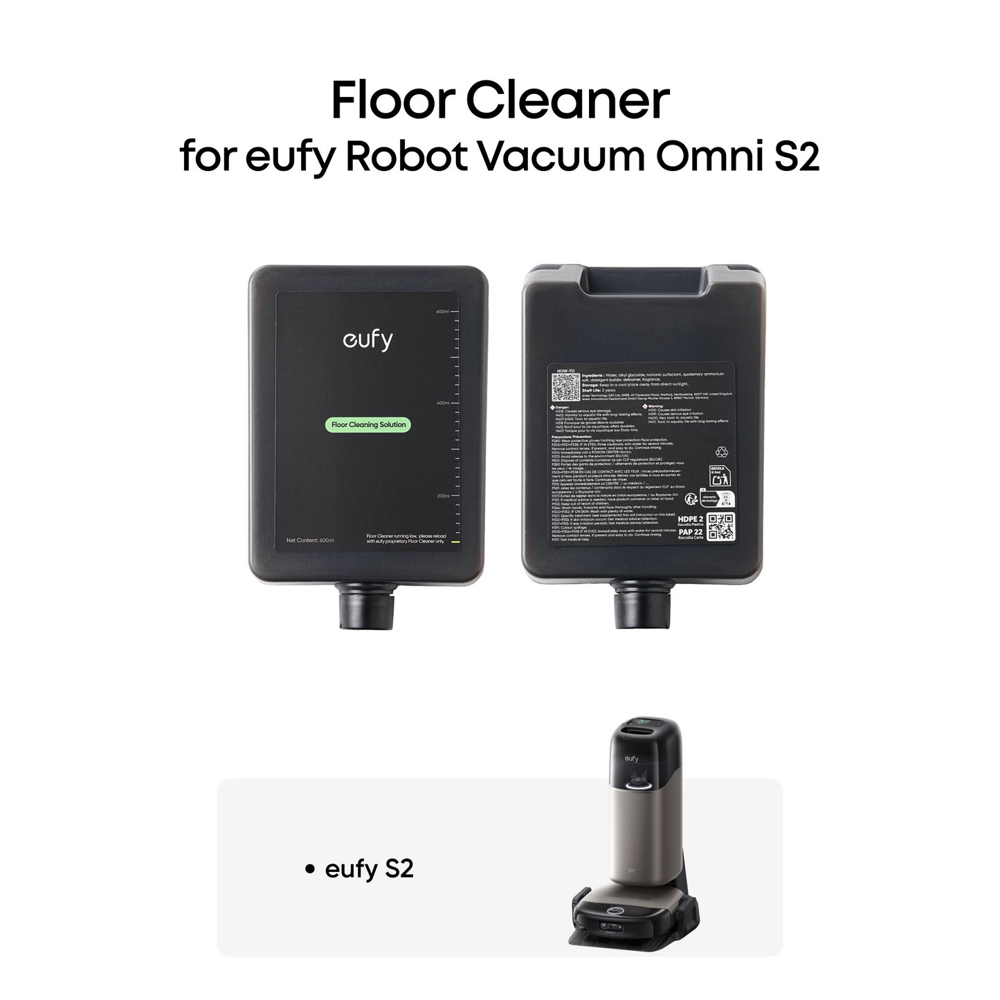 eufy Hard Floor Cleaner for eufy Robot Vacuum Omni S2