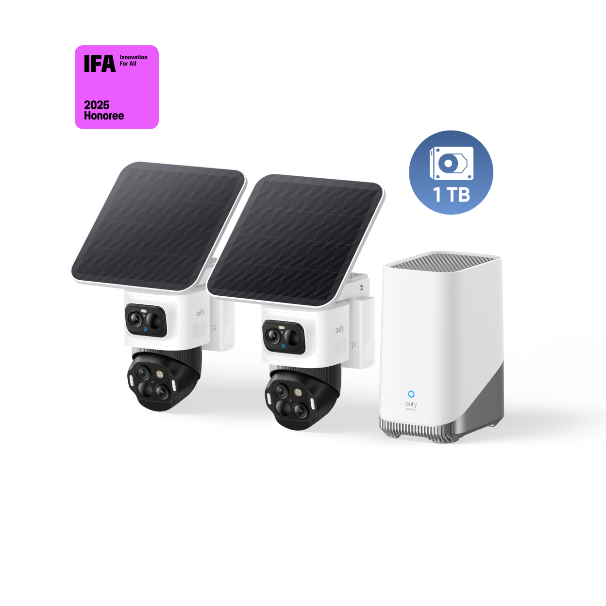 eufyCam S4 (2-Cam Kit) + 1 TB Hard Drive