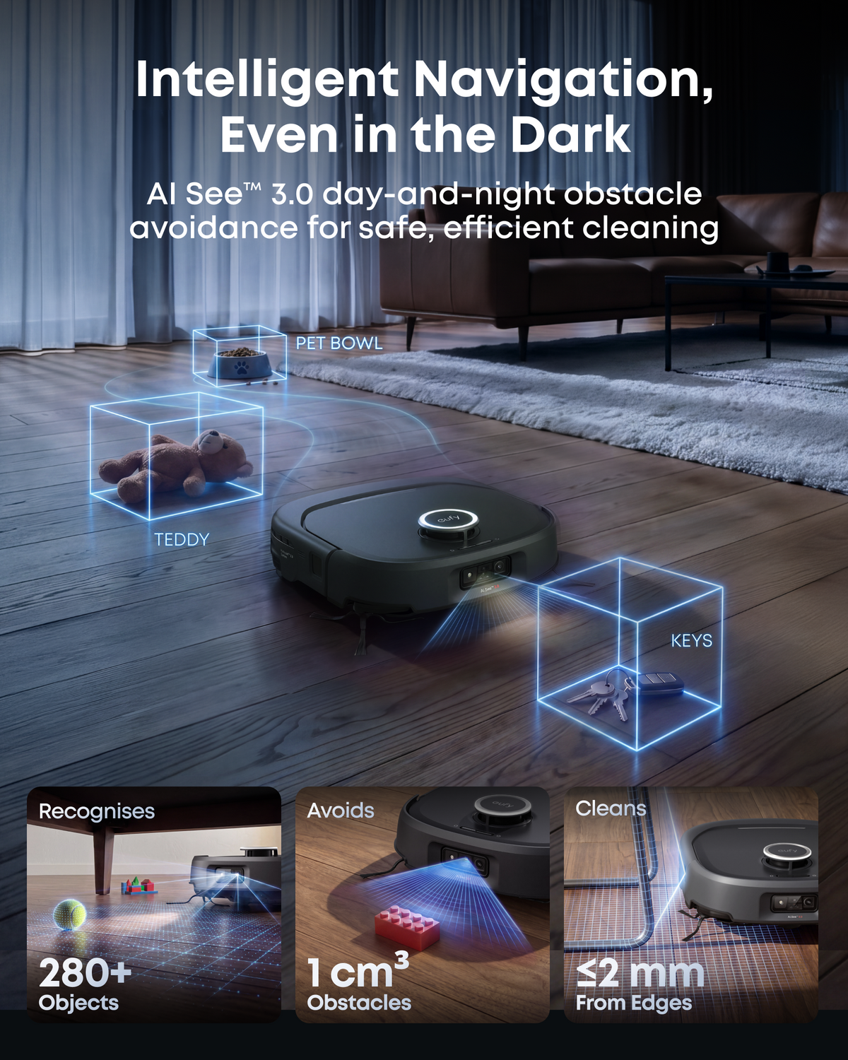 Anker eufy Omni E35 | Robot Vacuum Cleaner with Mop, 35,000 Pa