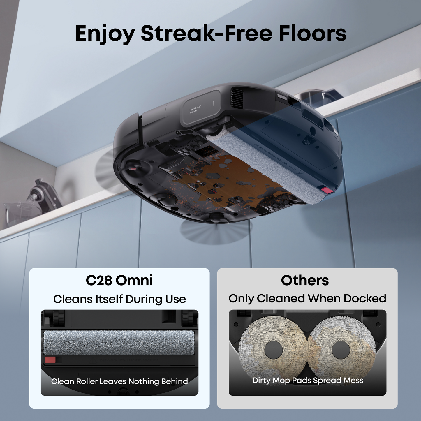 eufy Omni C28 + Floor Cleaning Solution (1-Pack)