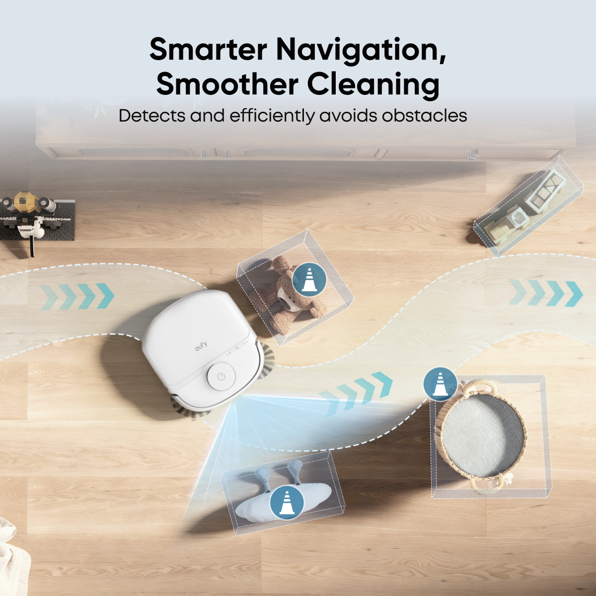 eufy Omni C28 (White) | Robot Vacuum and Mop with All-in-One Station