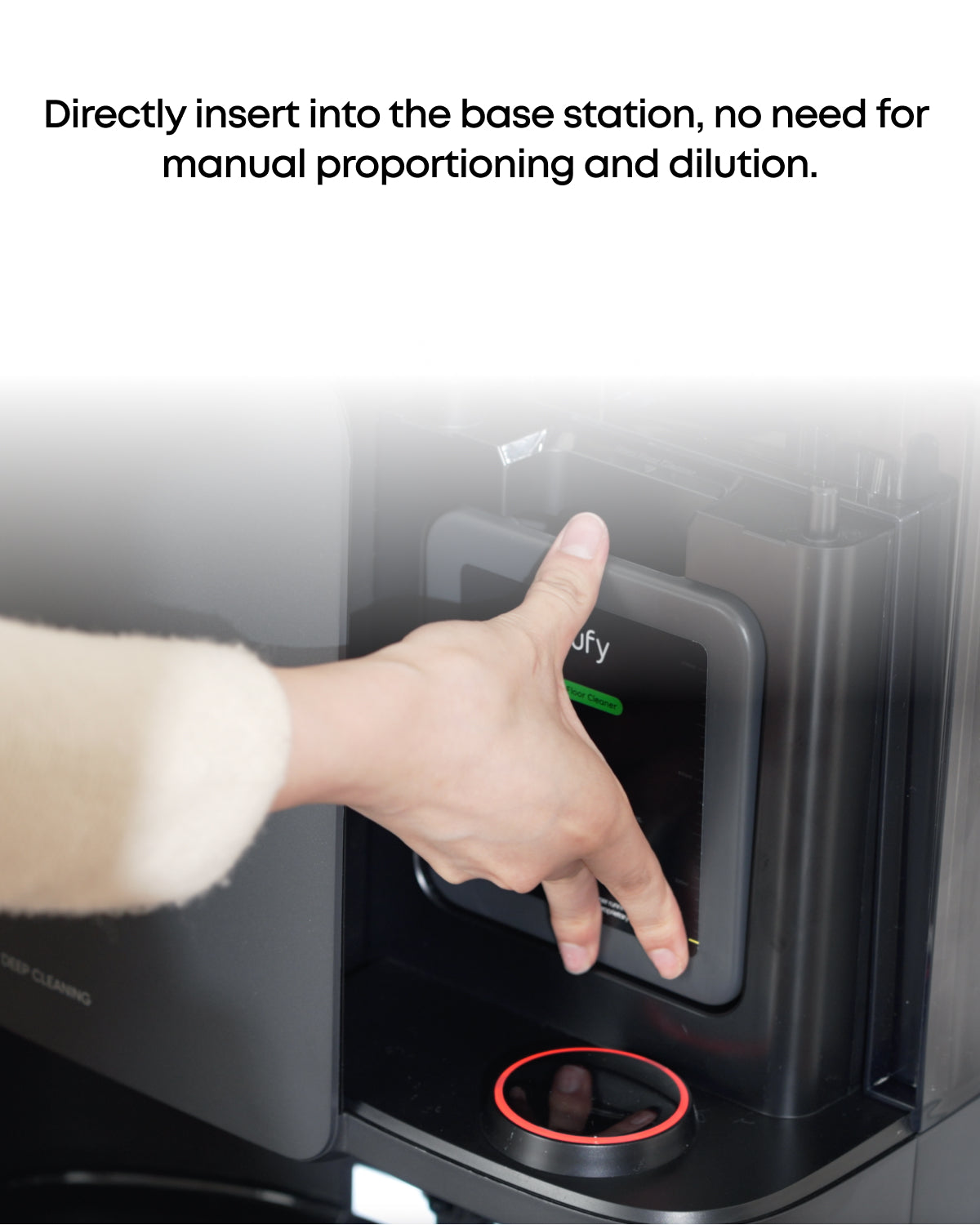 eufy Floor Cleaning Solution, Ready to Use, 600 ml, Floor Cleaning Solution, Safe, Compatible with E25