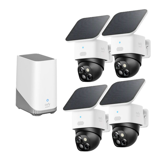 eufy SoloCam S340 (4-Pack) + HomeBase S380