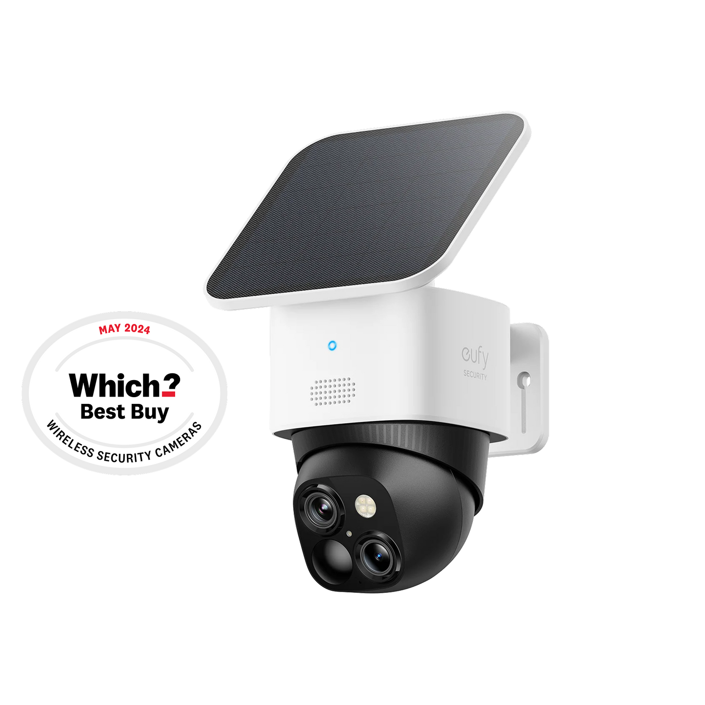 eufy SoloCam S340 | 360° PTZ, Solar-Powered, Dual-Lens