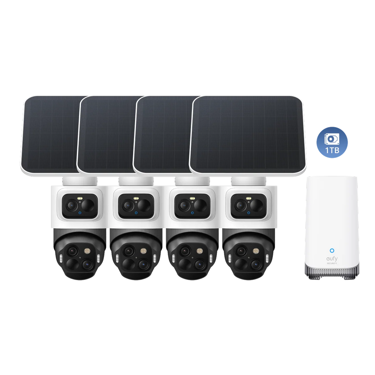 eufyCam S4 (4-Cam Kit) + 1 TB Hard Drive