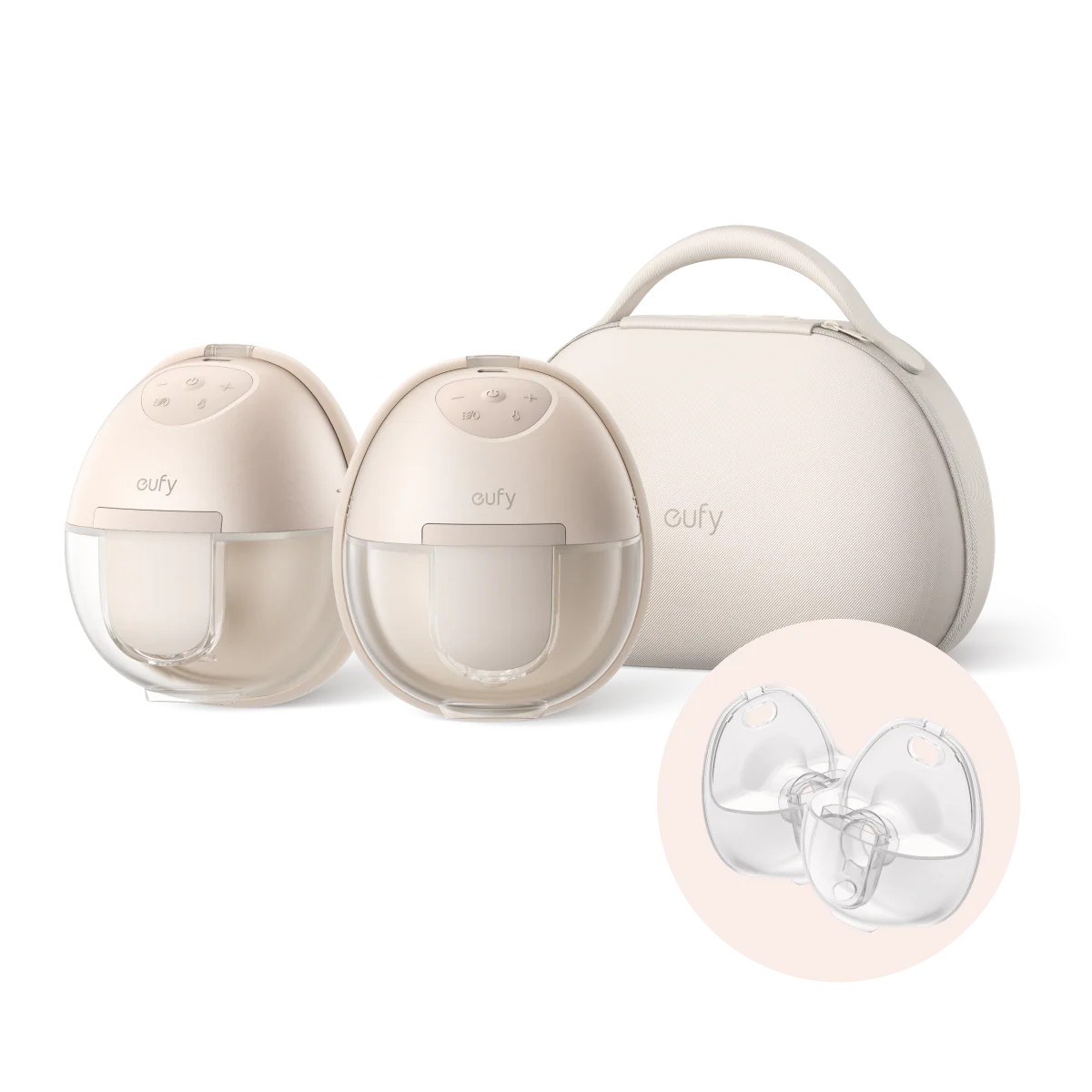 eufy Breast Pump S1 Pro + Original Milk Container (2-Pack)